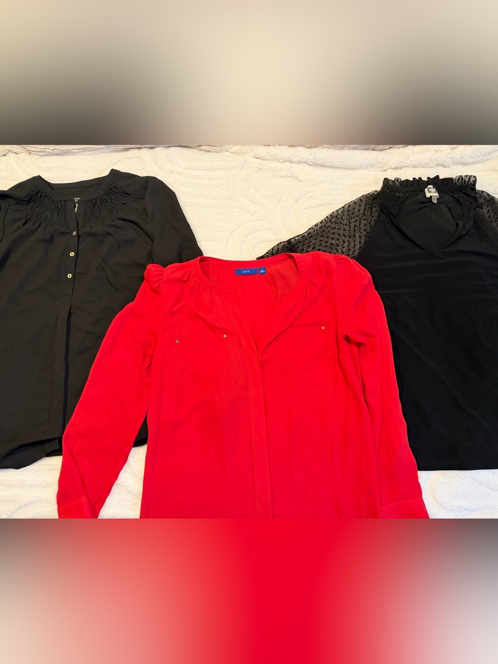 Women’s Set of 3 Blouses, Size S, EUC, Business Casual Chic Office Blouses